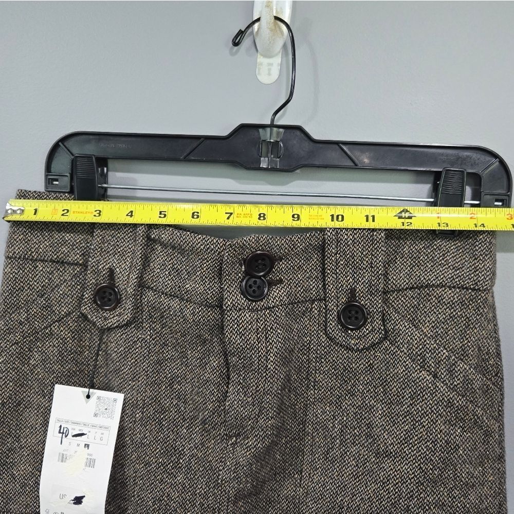 🐢 Zara Classic Wool and Silk Skirt.  Size 8/L - Picture 8 of 12